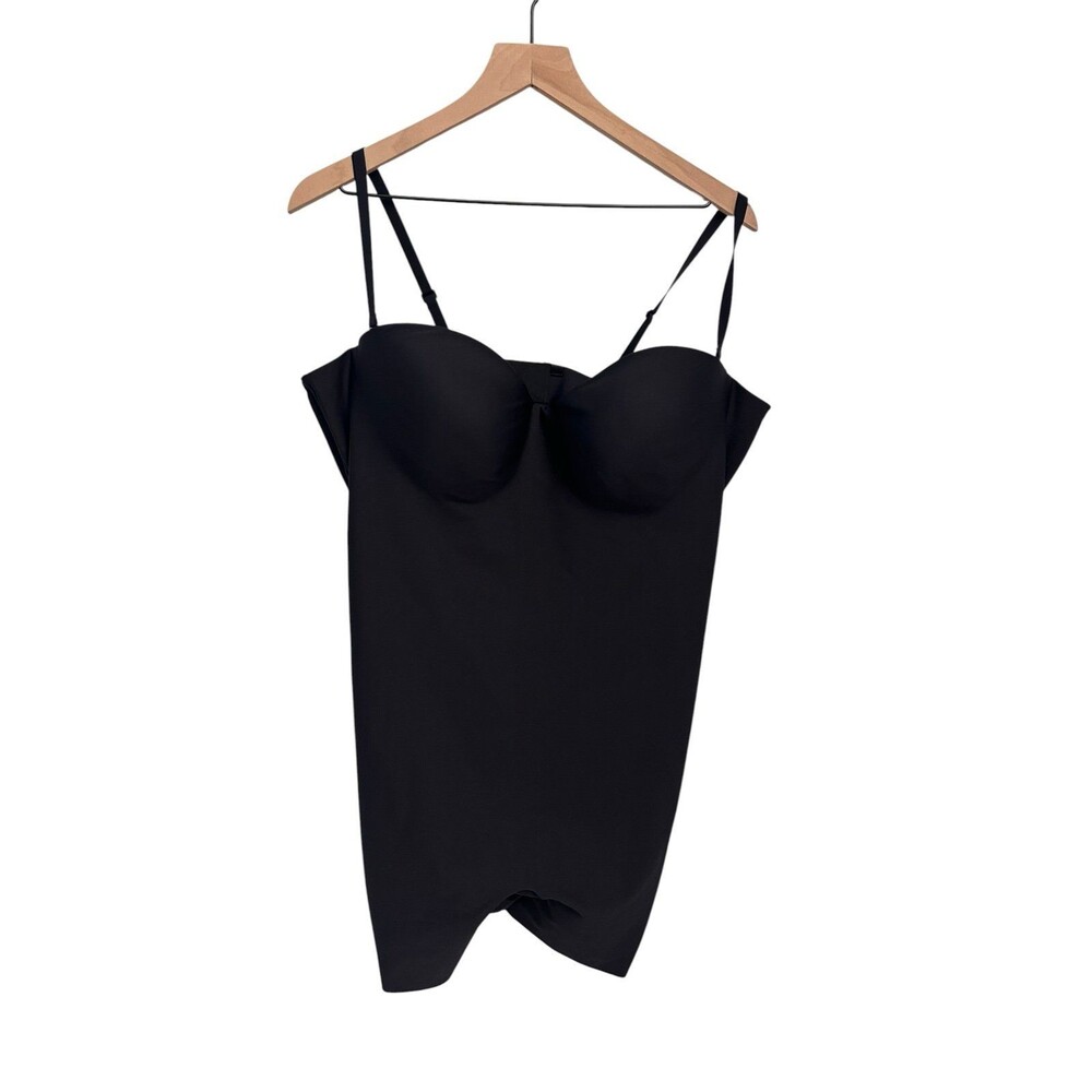 Skims Body Molded Mid Thigh Bodysuit onyx 4x New with tags